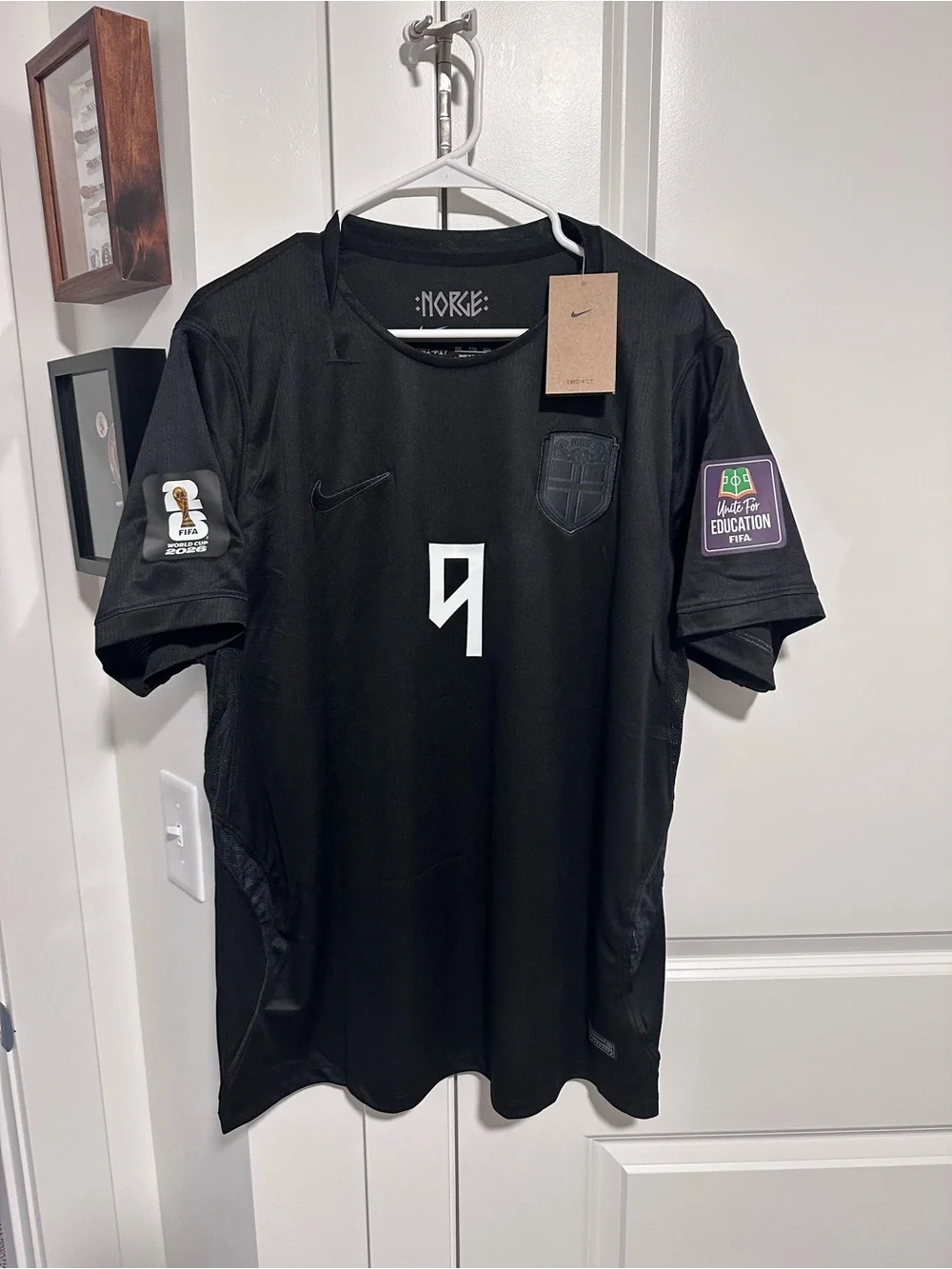 Nike Norge Norway  'Braut Haaland' authentic World Cup football jersey